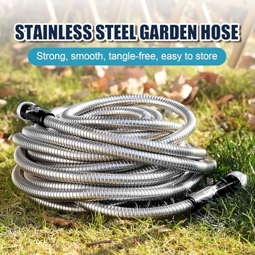 Anufles metal garden hose - metal,