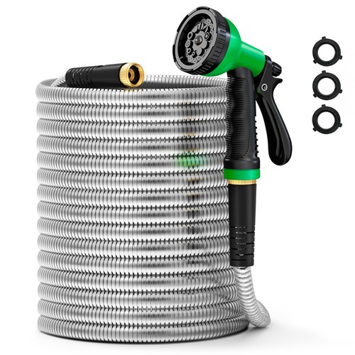 Garden hose metal 100ft - hose,