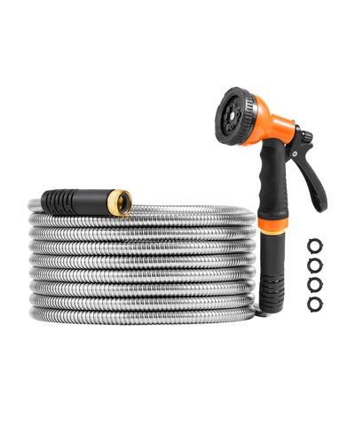 25ft metal garden hose - 25ft,