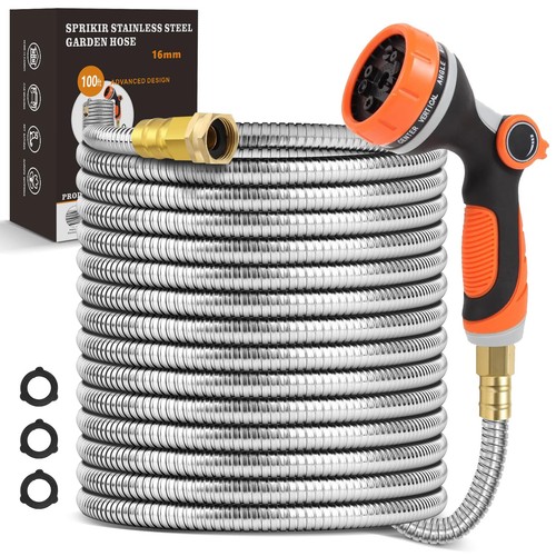 Metal garden hose 100 - hose, ft