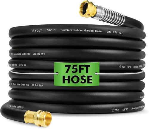 Heavy duty garden hose - heavy, 75ft