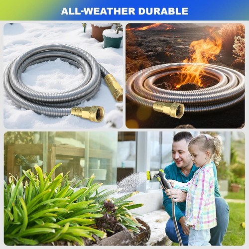 Metal garden hose - garden,